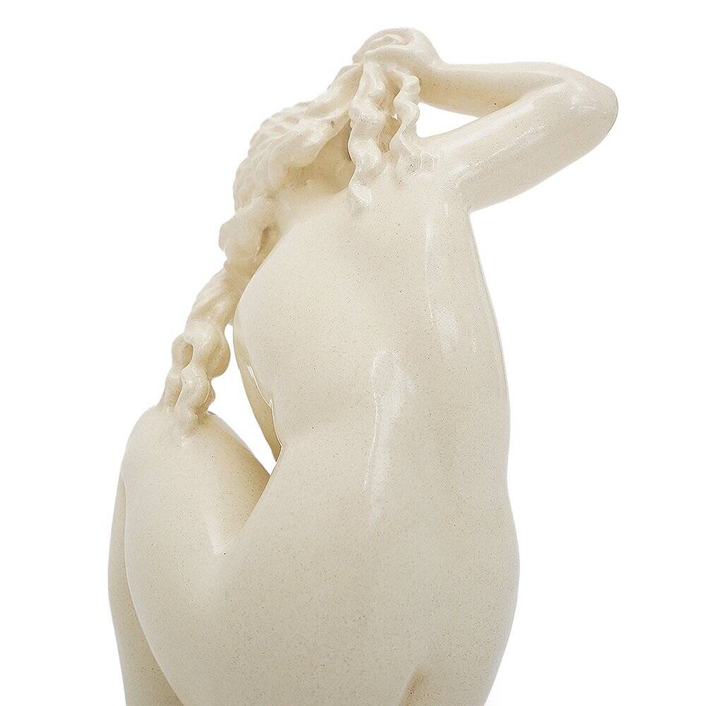 Icaro Rodi, Sculpture Venus of Rhodes, Glazed white ceramic, 1930s
