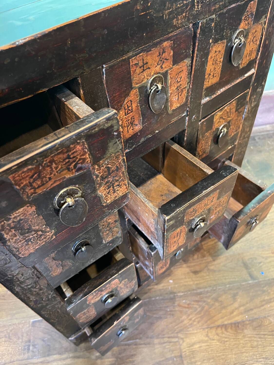 Antique Chinese apothecary cabinet