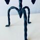 Swedish iron candle holder
