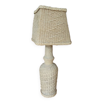 Rope bedside lamp