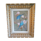 Tableau oiseaux bleu