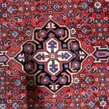 Vintage Persian Hamadan rug 104cm x 144cm 1940s - 1C1240