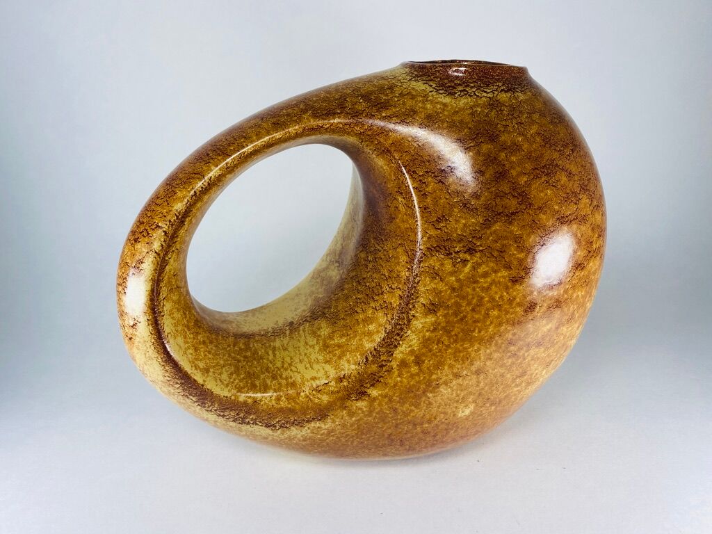 Vase by Roberto Rigon for Bertoncello Ceramiche, Italy, 1960s