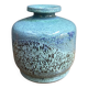 Blue vase by Lawel West Germany