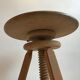 Tabouret d'architecte en bois massif