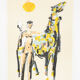 Naked Rider, Colour Lithograph on Paper, 63 x 88 cm