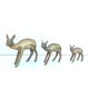 Brass fawn trio