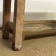 Old wooden craft workbench