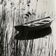 Photograph black and white silver print circa 1970 marshy landscape