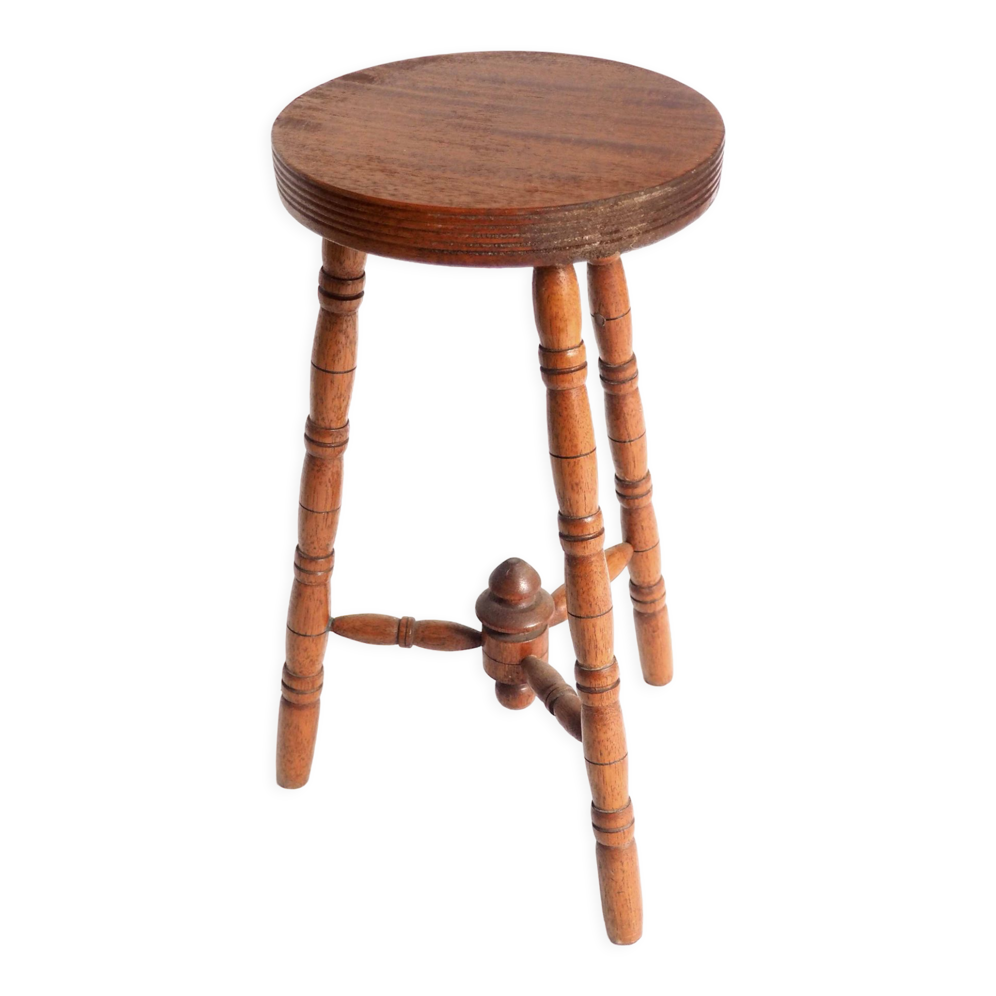 Tabouret tripode bois