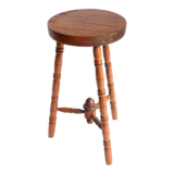 Wooden tripod stool
