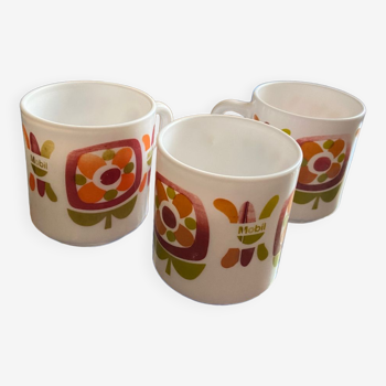 Lot de 3 tasses Mobil Arcopal