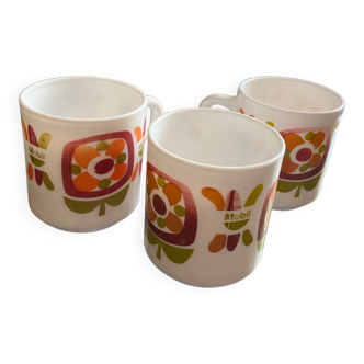 Lot de 3 tasses Mobil Arcopal