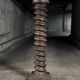 Grande colonne vis pressoir