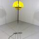 Lampe de sol en pot de fleurs jaune Cosack des années 1960-70.