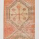 3x12 Pumpink Orange Classic Vintage Runner Rug, 90x353Cm SK 20811