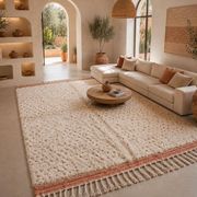 Handmade traditional Berber rug size 3/4 m