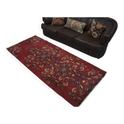 Tapis anatolien rouge et bleu sku 2222