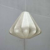 Modern mid-century Cocoon pendant lamp by Friedel Wauer for Goldkant Leuchten, Germany, 1960s.