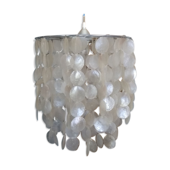White pearl chandelier