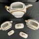 Art Deco, 9-piece Limoges porcelain coffee service circa 1930