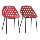 Pair of “Coquillage” chairs by Pierre Guariche for Meurop