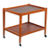 Vintage minimalist service trolley Deen design in teak, bar trolley.