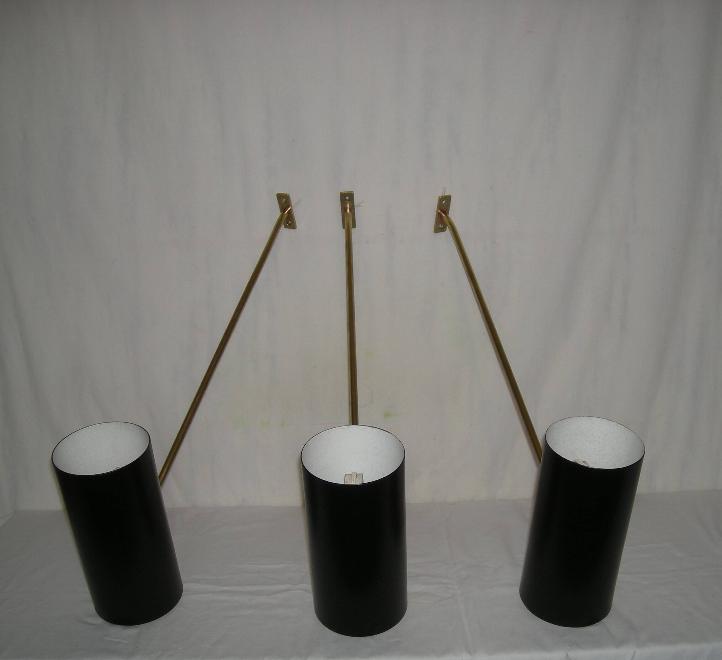 Pipe wall light - large model from the 50s