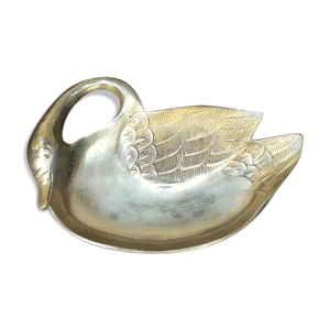 Vide poche cygne en laiton