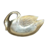 Empty pocket solid brass swan