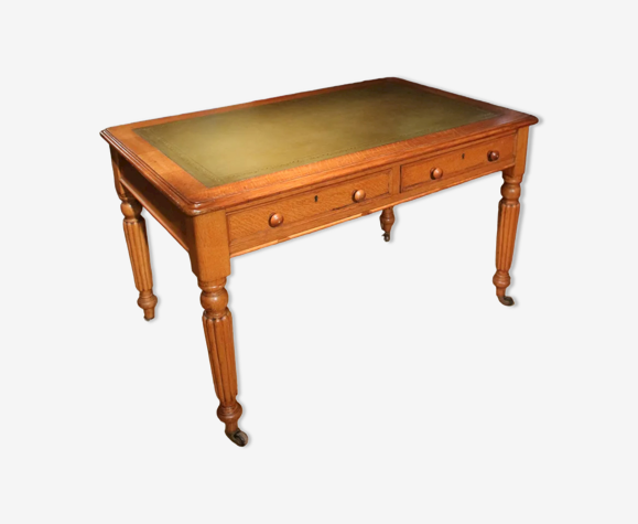 Table d’écriture en chêne ancien