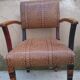 Fauteuil bridge façon croco