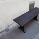 Banc en bois couleur wege