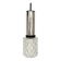 Vintage 70s tube pendant light