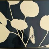 Gold and black floral abstraction