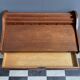 Teak desk with rolup top 1960s denmark
