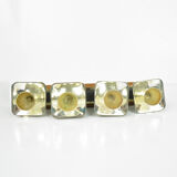 1930s art deco teak candlestick, Austria