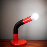 Orange Elbow table lamp by E. Bellini for Targetti Sankey, Italy, 70's