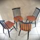 Set of 4 Scandinavian style Fanett chairs by Ilmari Tapiovaara