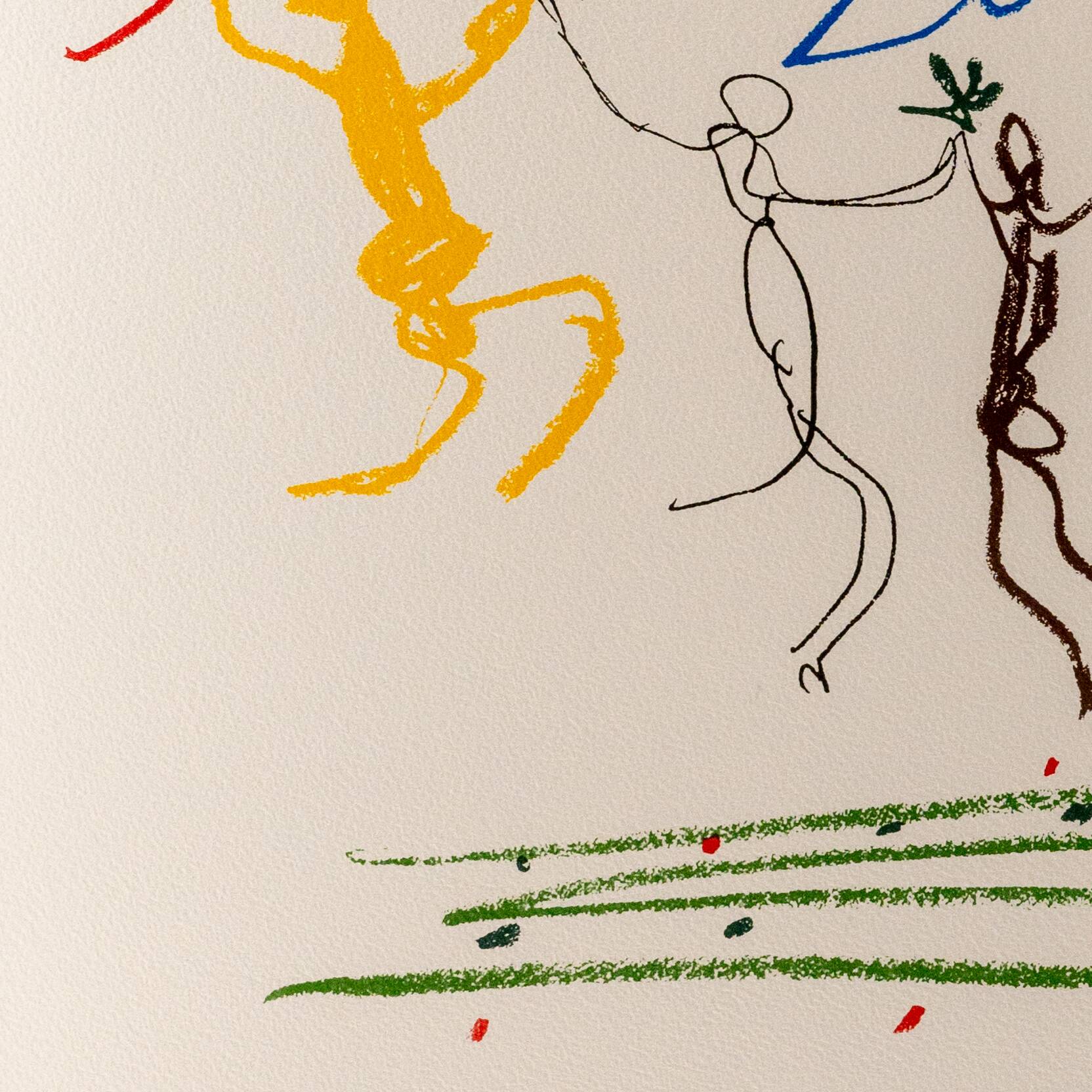 Pablo Picasso: Round of Youth, signed lithograph