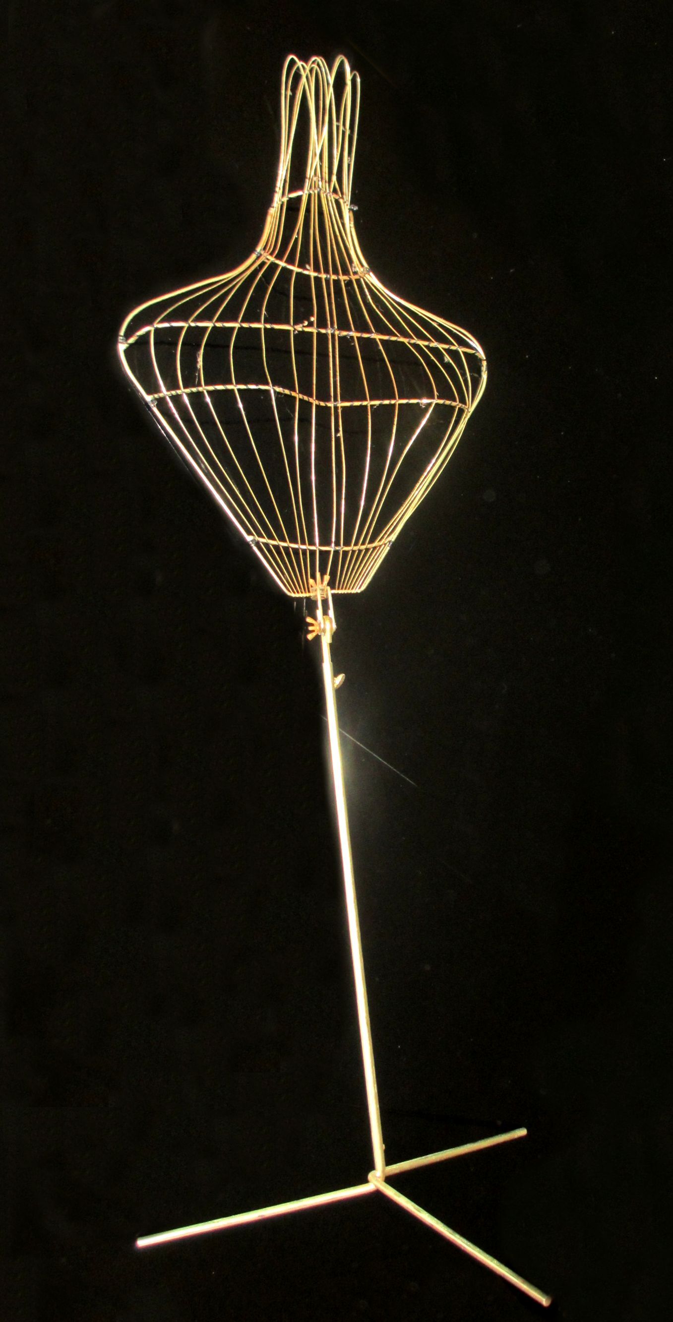 Display of lingerie model