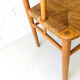 Fauteuil danois en teck, chêne et corde, années 1950