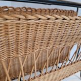 Rattan magazine holder Raoul Guys