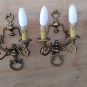 Paire d'applique bronze vintage