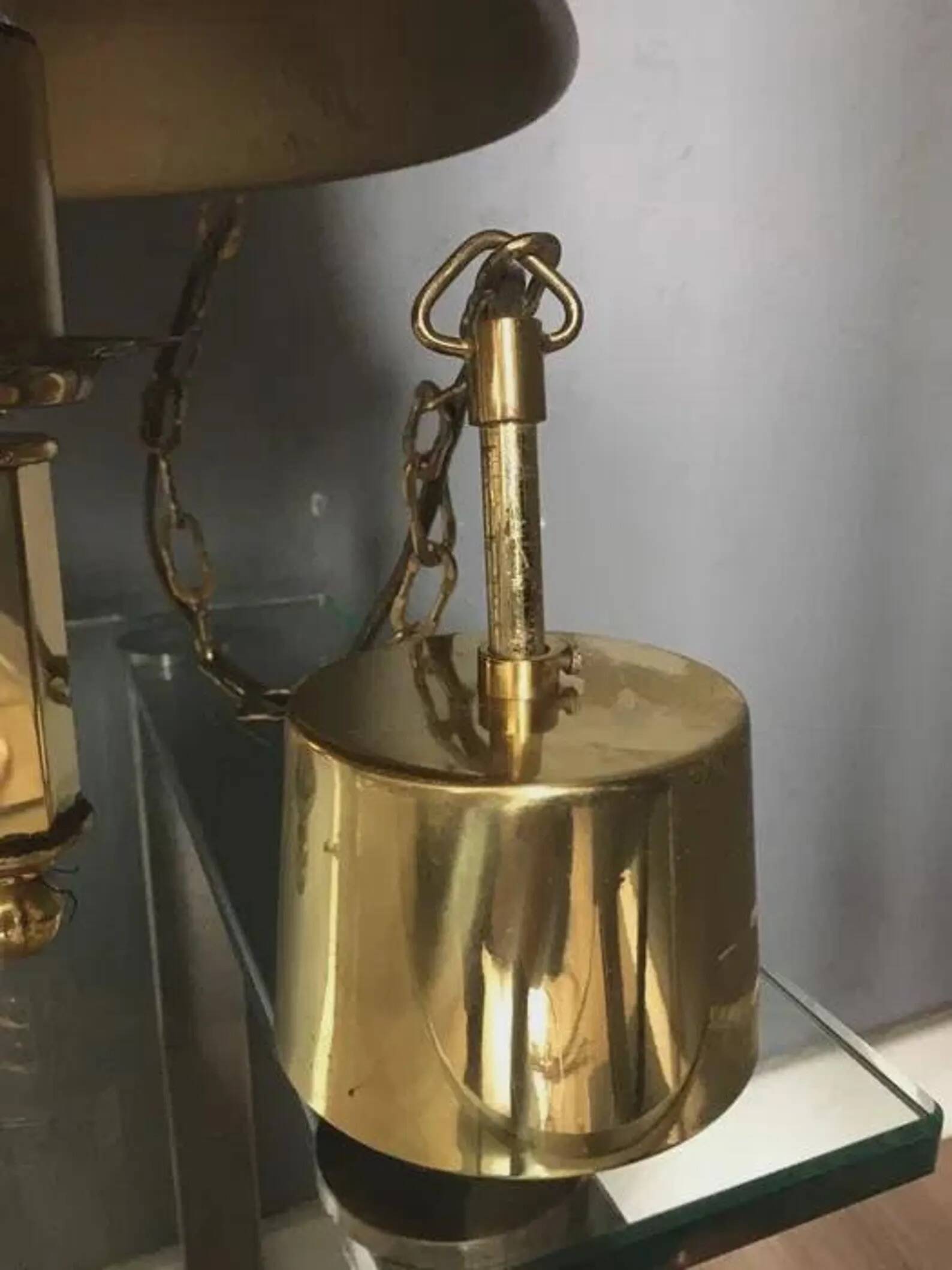 Nya Oia Brass Chandelier – 1970s Vintage Retro from Scandinavia