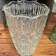 Vintage glass vase 1960 1970