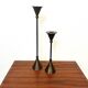 Pair of geometric Memphis candlesticks