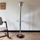Lampadaire art déco, chrome et bois, 1930’s