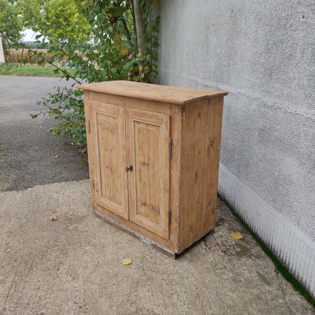 Natural wood buffet