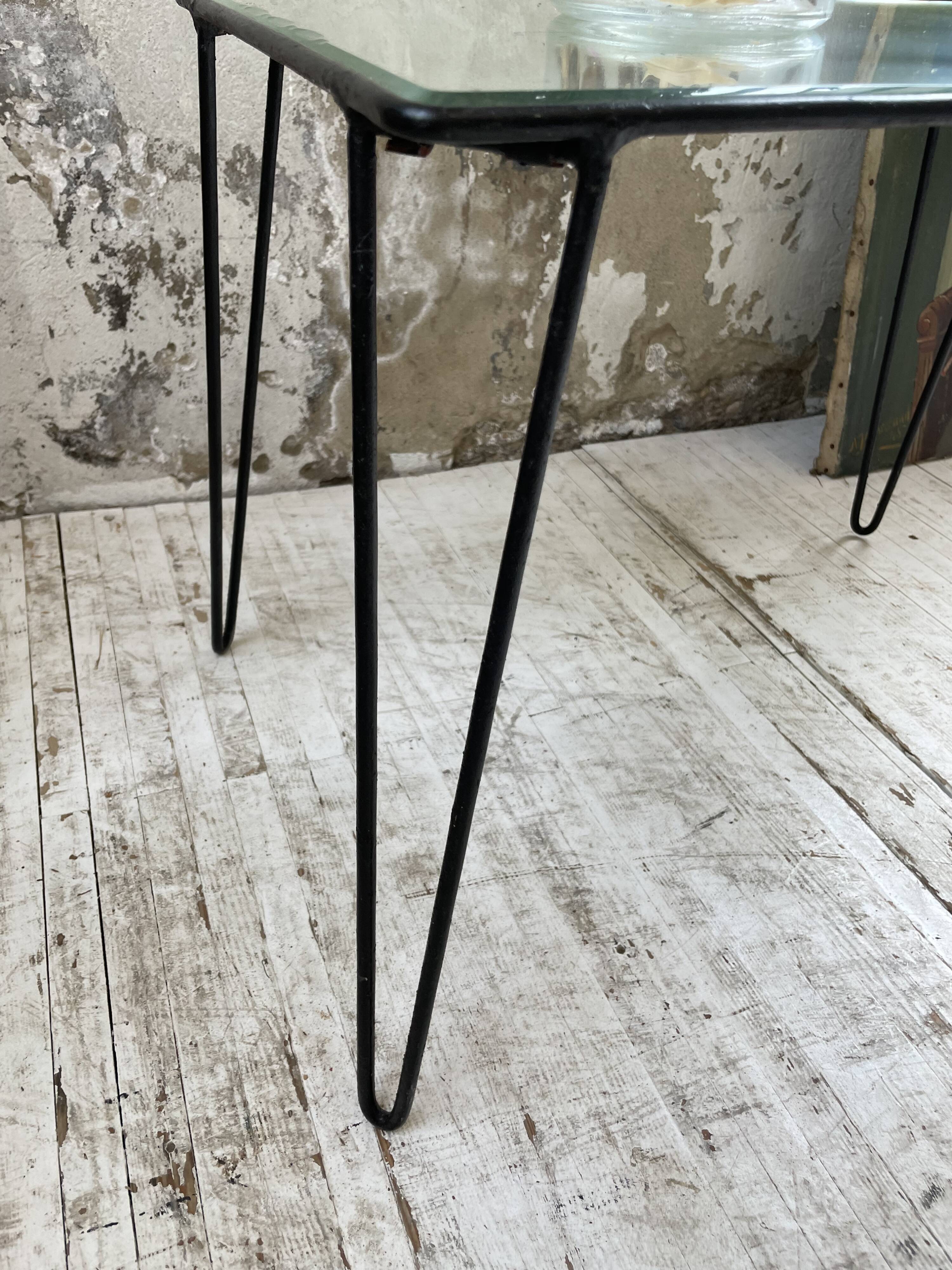 Mirrored coffee table from the 60s